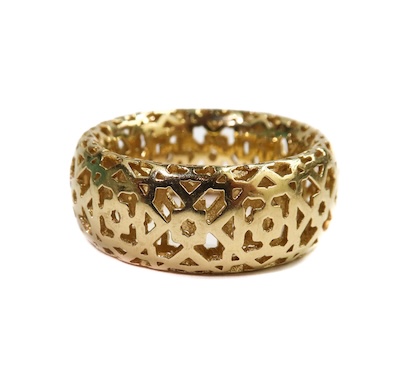 Tiffany & Co. Paloma Picasso 18K Yellow Gold Marrakesh Band Ring